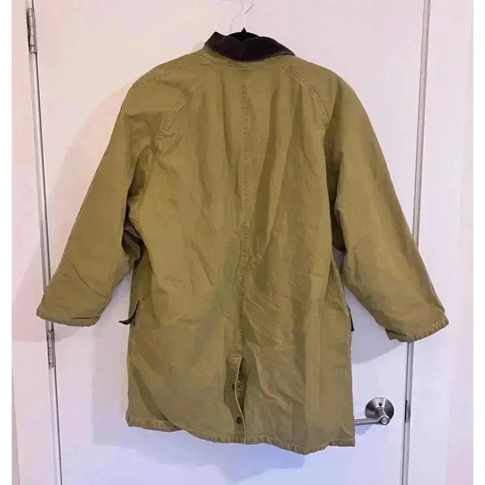 Green barn coat, size 40F - Picture 4 of 8